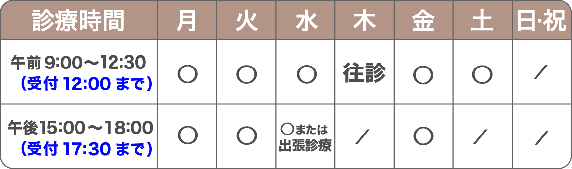 スケジュール表